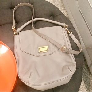 MARC JACOBS GRAY CONVERTIBLE CROSSBODY BAG